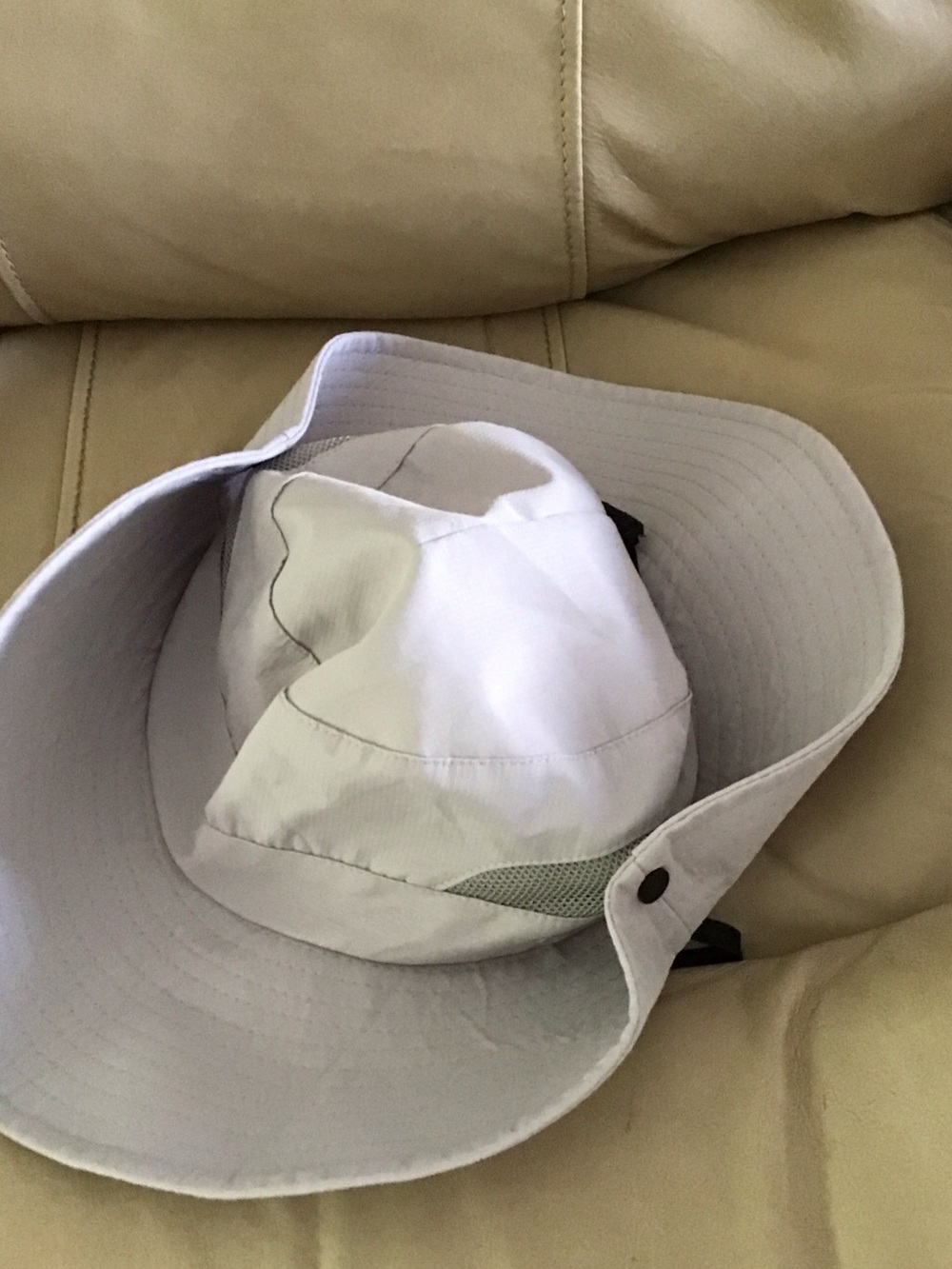 Light Gray Sun & Shade Ponytail UPF 50 Mesh hat